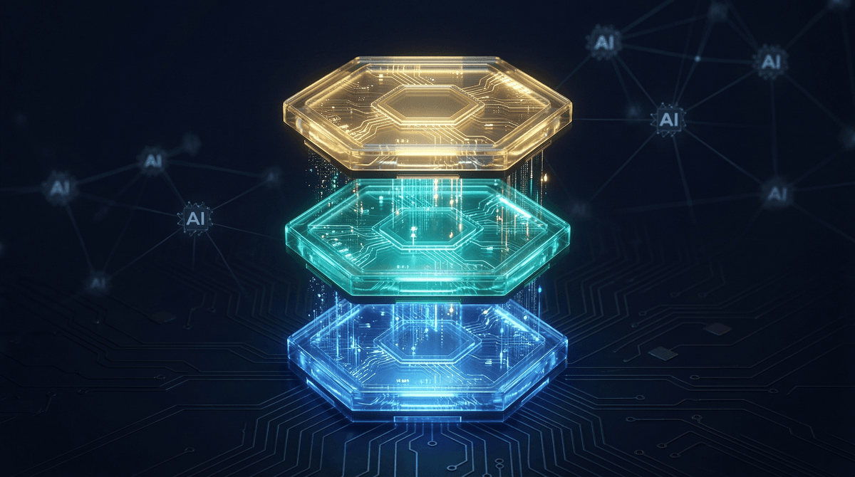 UCP, ACP, and AP2 agentic commerce protocol stack diagram