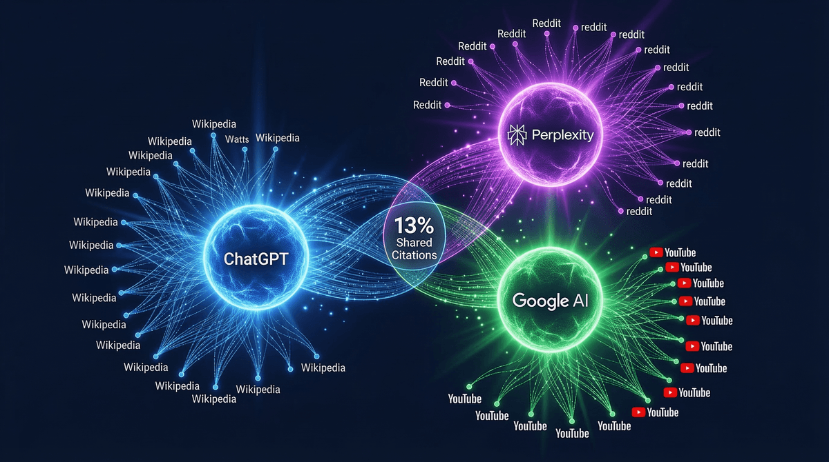Multi-platform GEO — why ChatGPT, Perplexity, and Google AI Overviews cite different sources