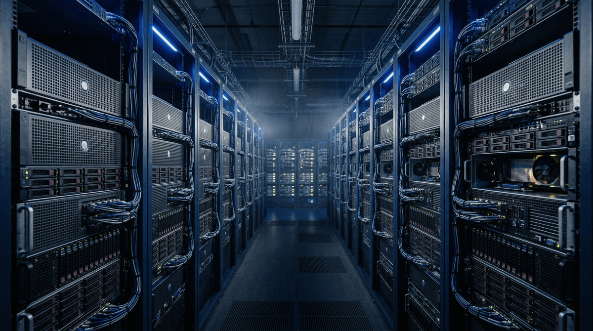 Supermicro SYS-522GA-NRT 5U 13-slot 10-GPU dense AI server and Dell PowerEdge XE9680 6U 10-slot 8-GPU enterprise server in production data center for Python PyTorch AI workloads 2026