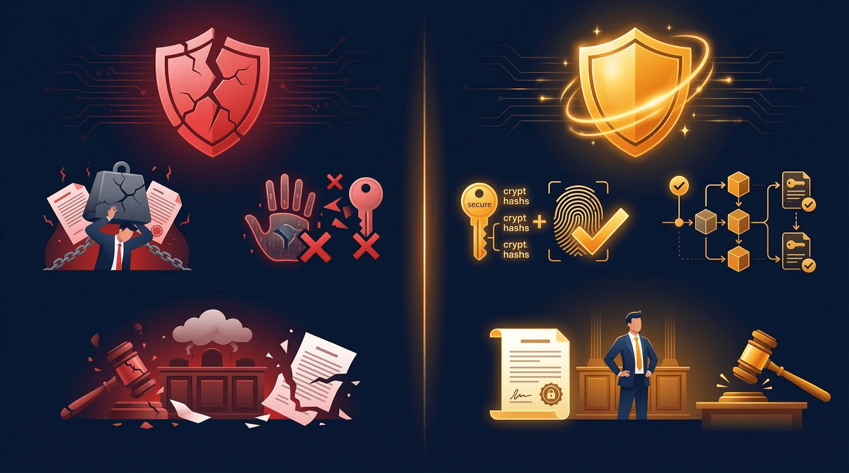 AP2 Mandate & Trust Service — Before vs After